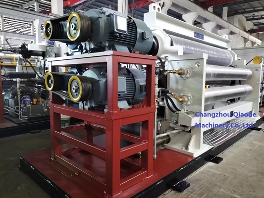 φ560×2920 μη υφανθείσα μηχανή αυτόματο 550m/Min αποτύπωσης σε ανάγλυφο υφάσματος