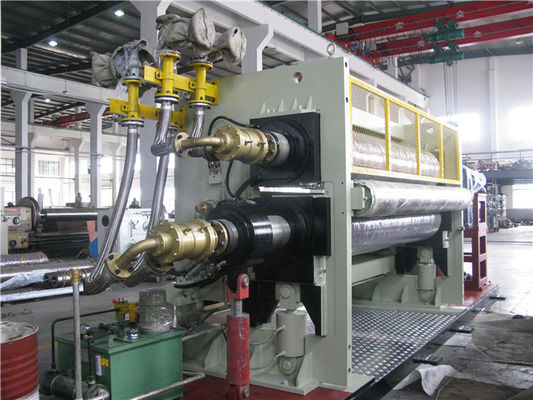 Υφάσματα 6000mm ενός πίνακα μηχανών μηχανή αποτύπωσης σε ανάγλυφο ρόλων
