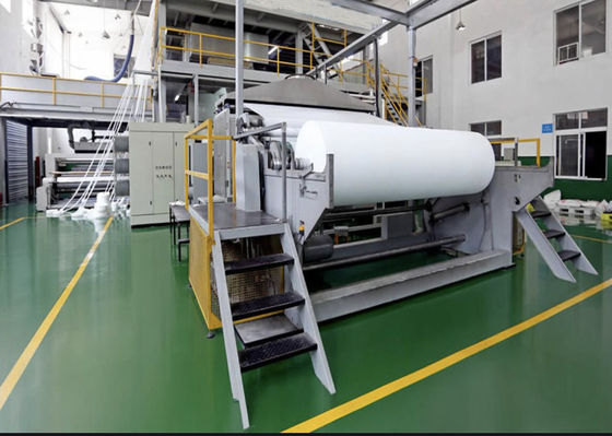 Πιστοποιημένη 2400mm PP φγμένη λειωμένο μέταλλο μηχανή υφάσματος CE